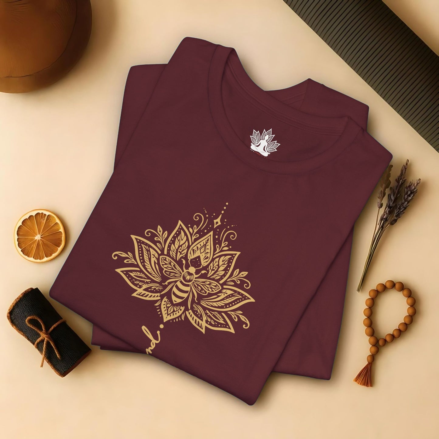 Bee Kind – Lotus Mindfulness Tee