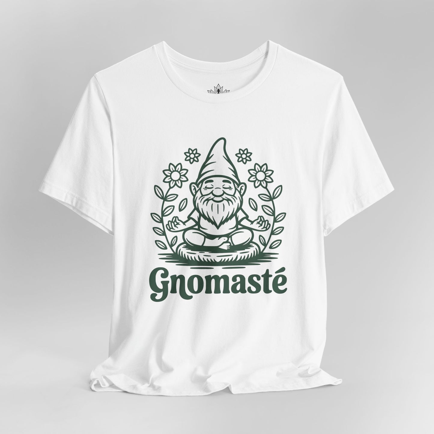 Gnomaste – Funny Meditating Gnome Tee