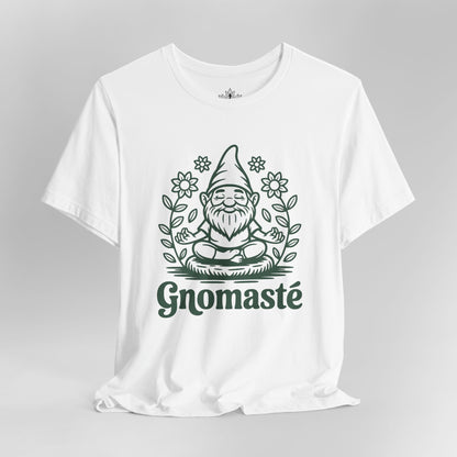 Gnomaste – Funny Meditating Gnome Tee