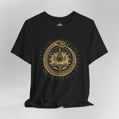 Ouroboros Lotus - Mystic Snake Tee