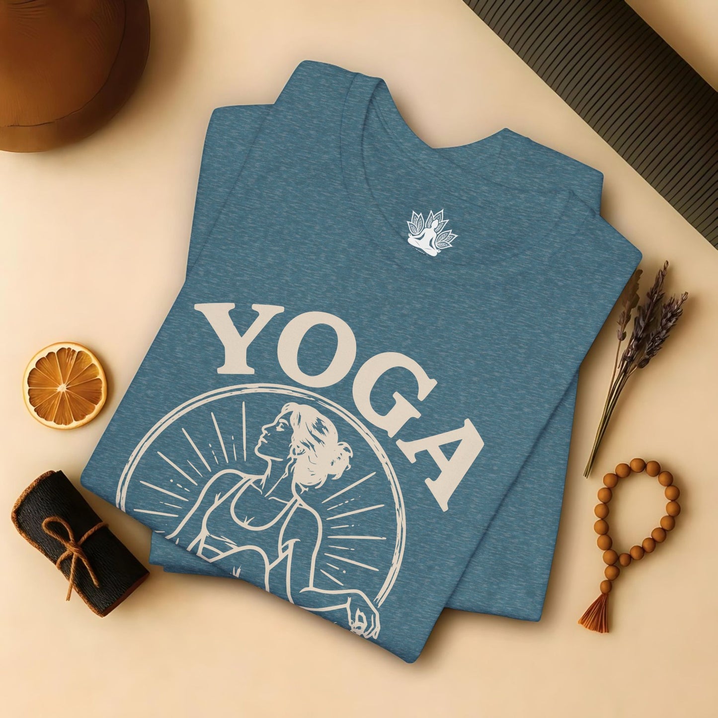 Yoga Because Murder Is Wrong Retro Tee