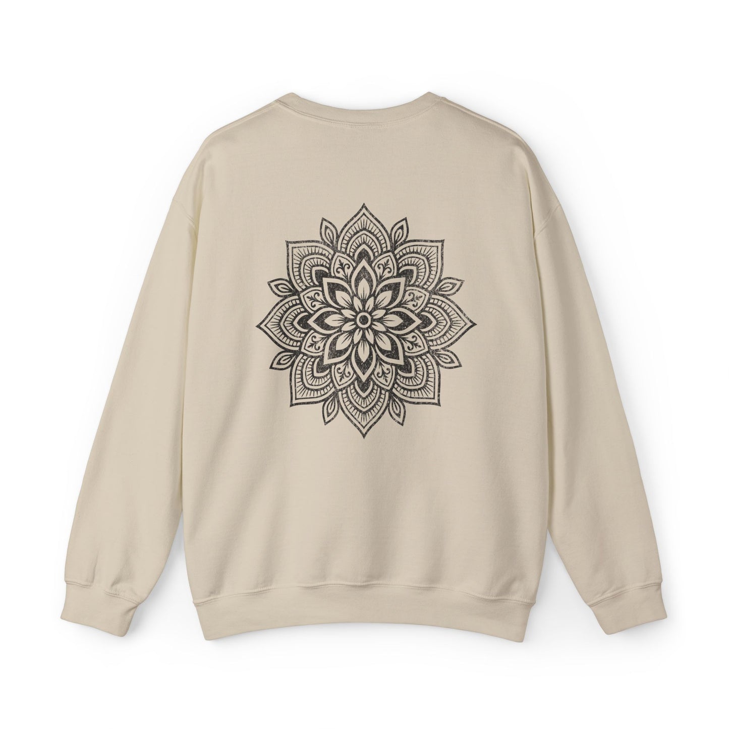 Breathe Sweatshirt - Mandala Back Print