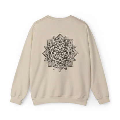 Breathe Sweatshirt - Mandala Back Print