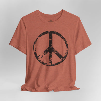 Retro Peace Symbol Men Tee