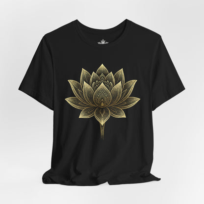 Golden Lotus Flower Tee