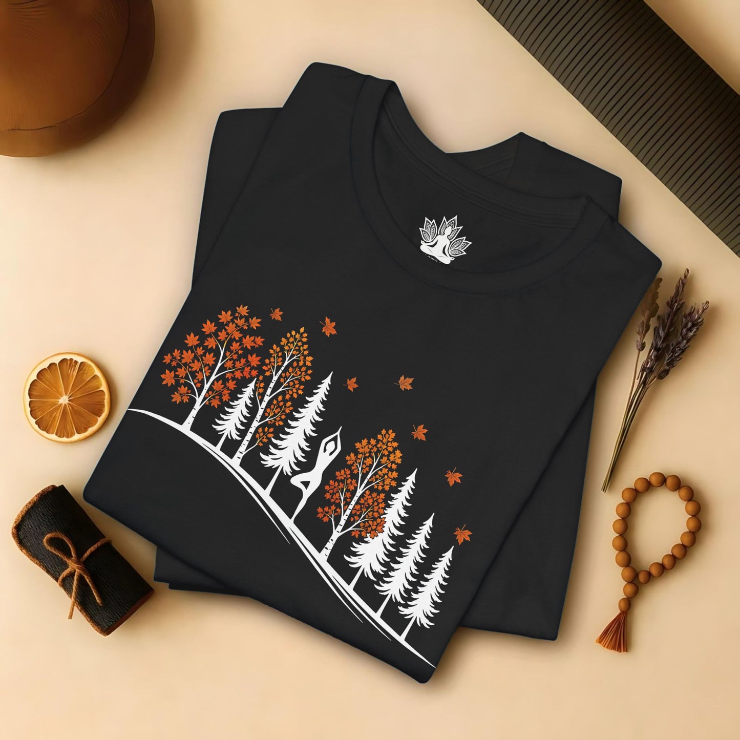 Fall Forest Tree Pose Tee