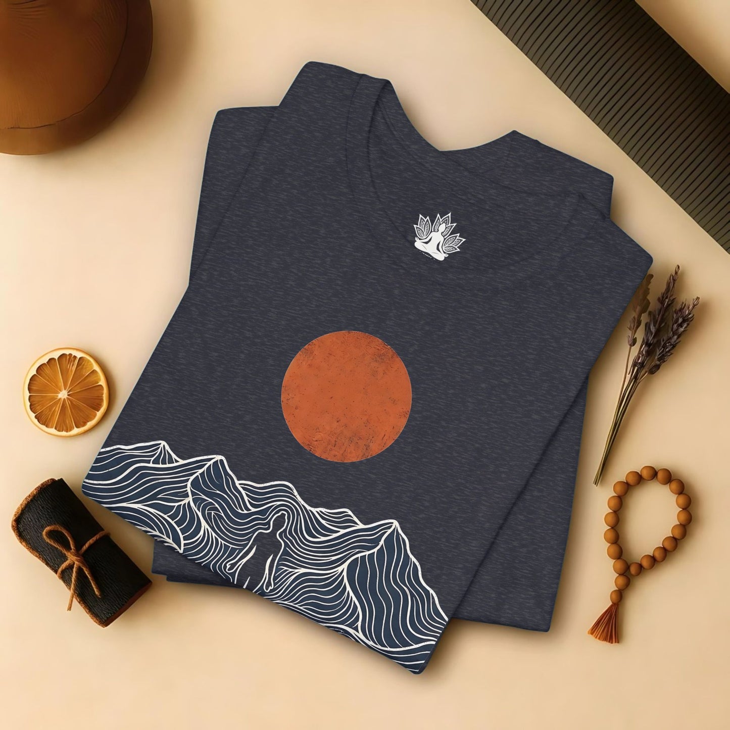 Retro Mountain Pose Tee