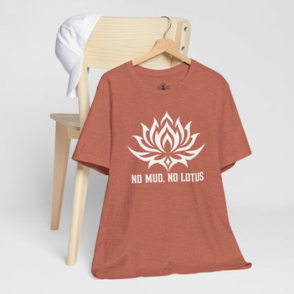 No Mud, No Lotus Tribal Art Men Tee