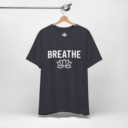 Breathe Lotus – Minimalist Yoga Class Men Tee