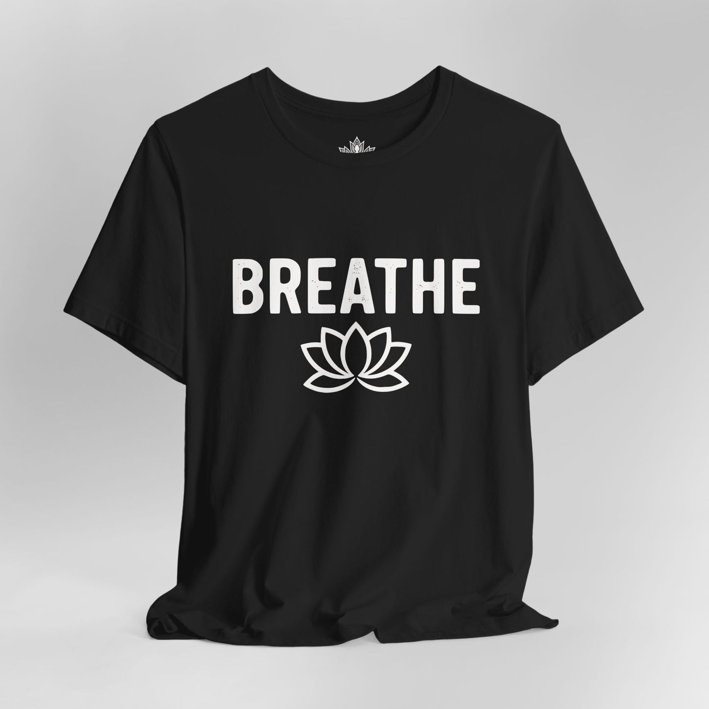 Breathe Lotus – Minimalist Yoga Class Men Tee