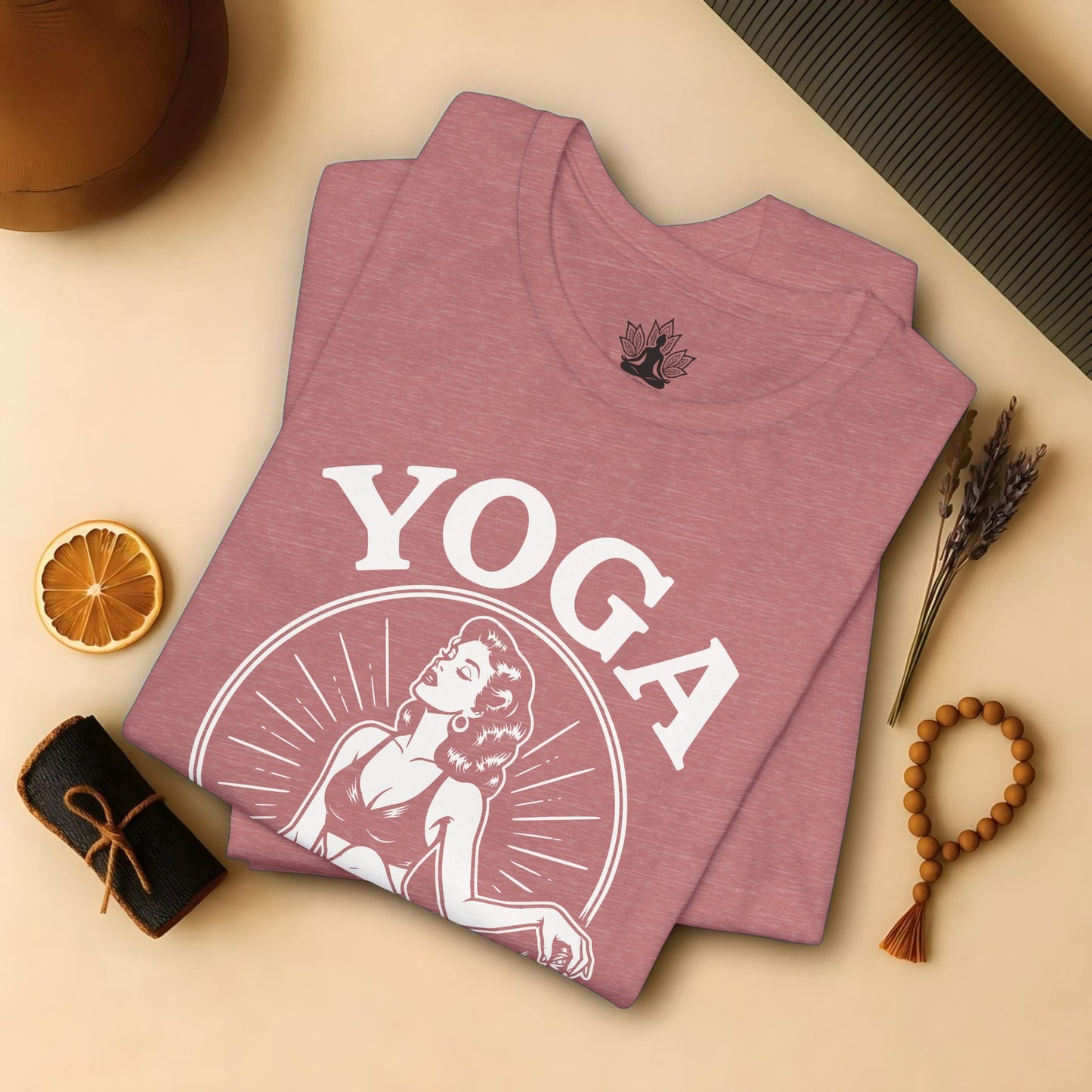 Yoga Because Murder Is Wrong Vintage Tee
