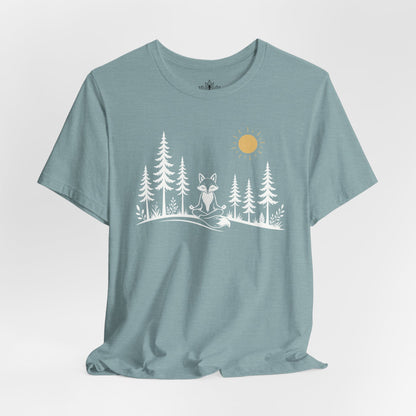 Peaceful Forest Fox Tee