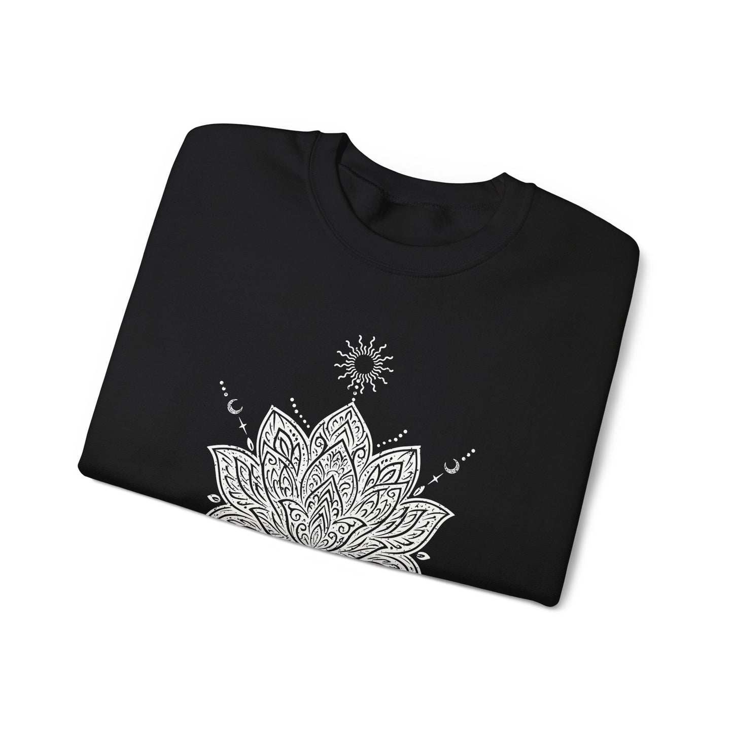 Sacred Lotus Mandala – Mindful Yoga Sweatshirt
