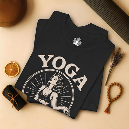 Yoga Because Murder Is Wrong Vintage Tee