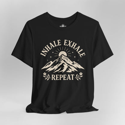 Inhale Exhale Repeat - Mountain Peace Men Tee