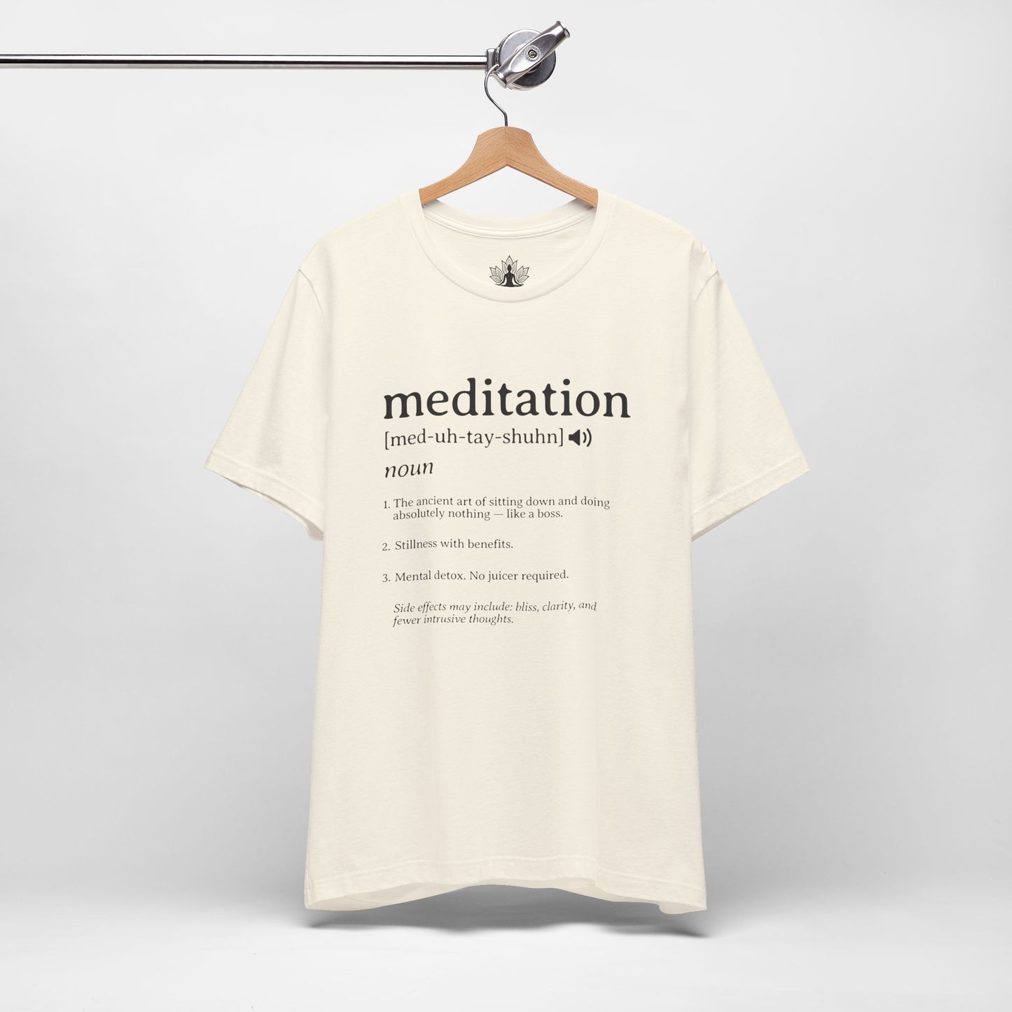 Meditation Definition – Funny Mindful Men Tee