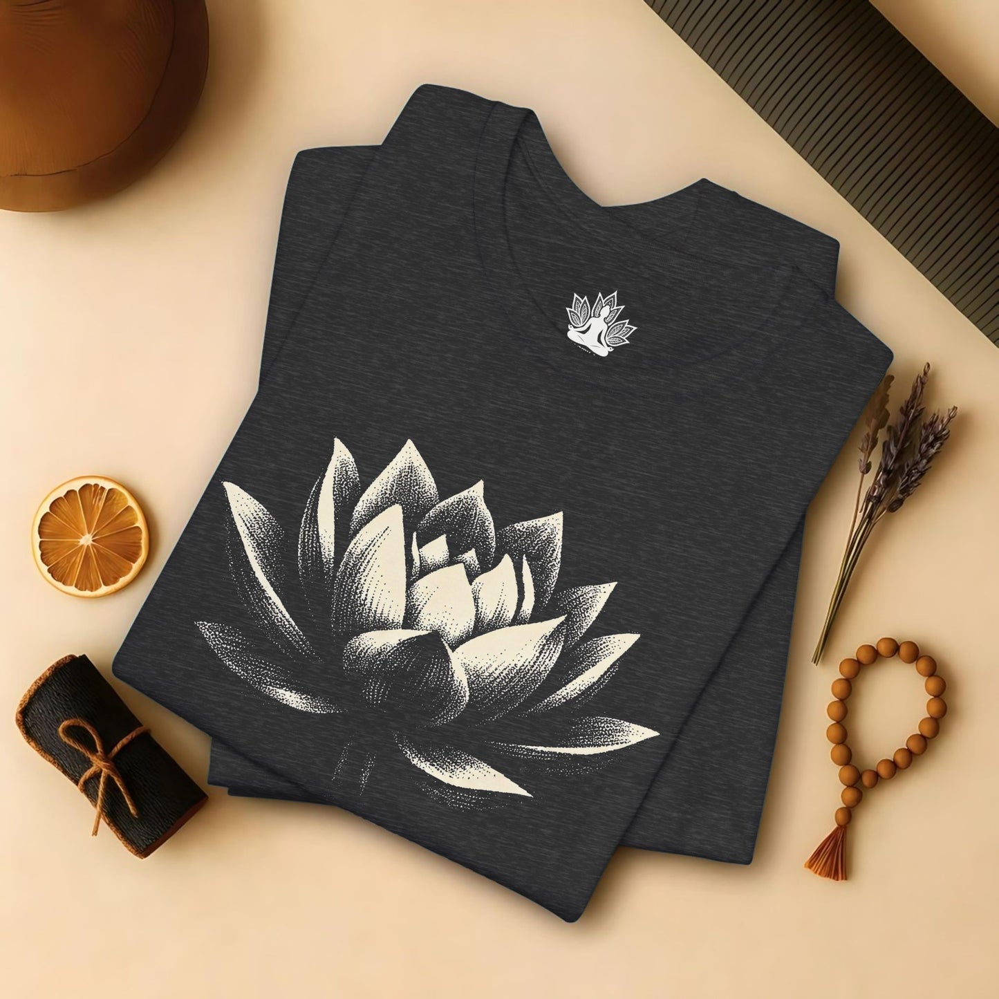 Lotus Shadow Art Tee