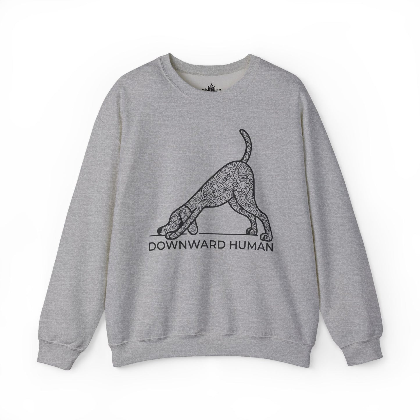 Sweat-shirt Downward Human - Mandala Dog