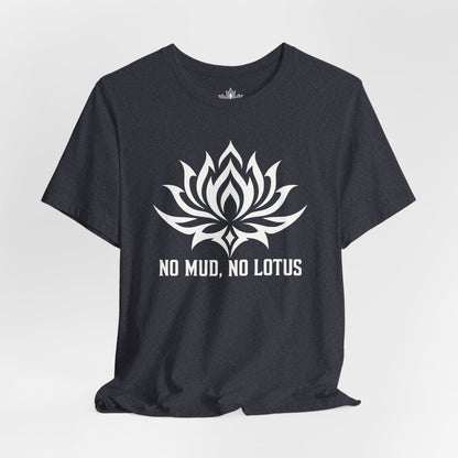 No Mud, No Lotus Tribal Art Men Tee