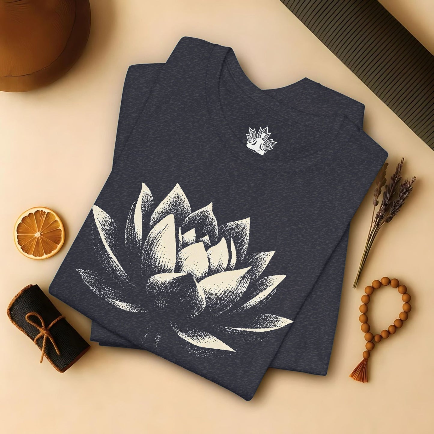 White Lotus Shadow Art Tee