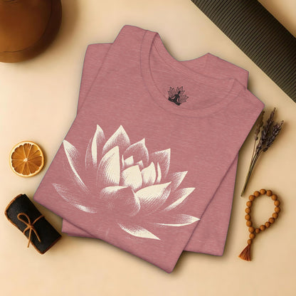 White Lotus Shadow Art Tee