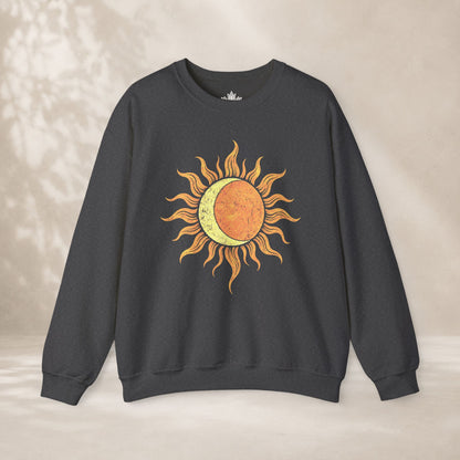 Celestial Balance Sun & Moon Boho Sweatshirt
