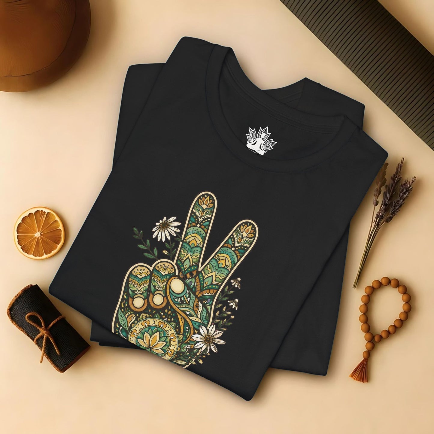 Boho Peace Hand Tee
