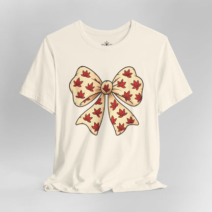 Lotus Cartoon Bow – Cozy Coquette Tee