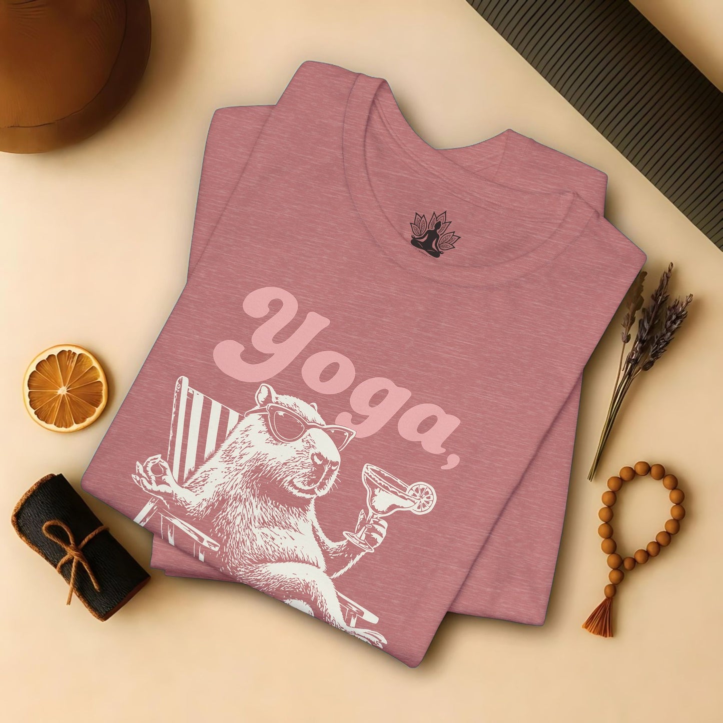 Capybara Yoga, Playa & Margarita Tee