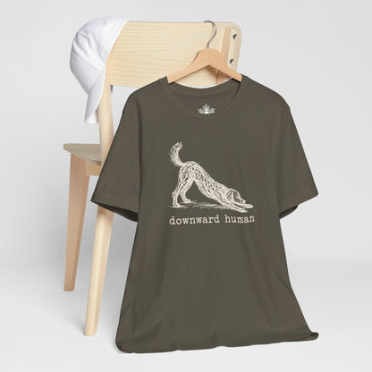 Line Art Downward Human Men Tee