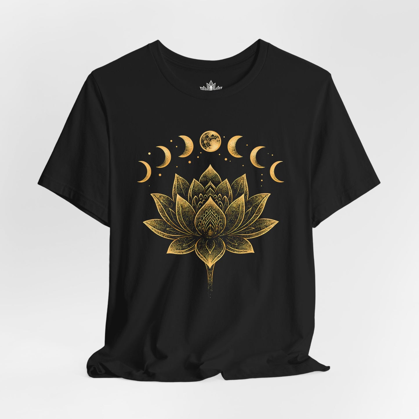 Golden Lotus & Moon Phases Tee