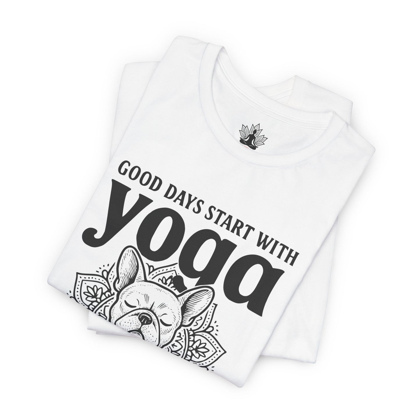 French Bulldog Yoga - Good Vibes Men Tee