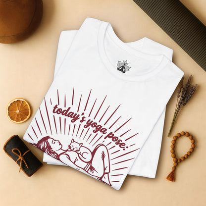 Today's Yoga Pose - Cat Assisted Savasana Tee