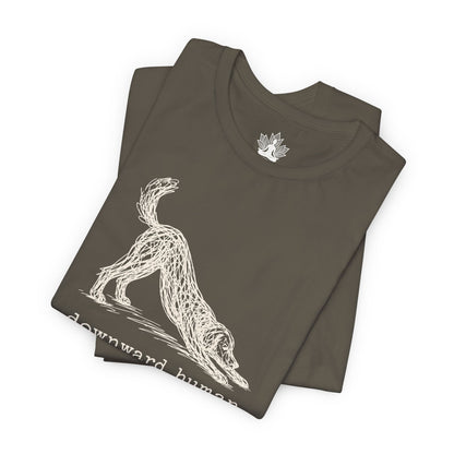 Line Art Downward Human Men Tee