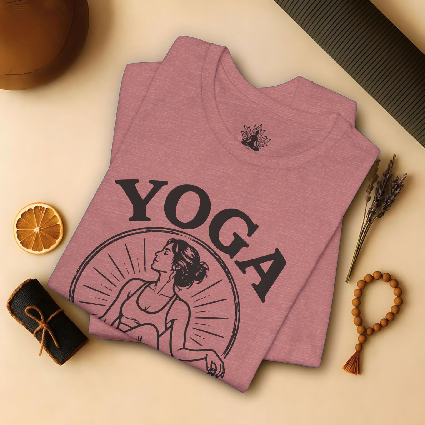 Yoga Because Murder Is Wrong Retro Tee