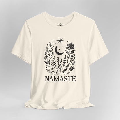 Namasté Bloom – Floral Yoga Tee
