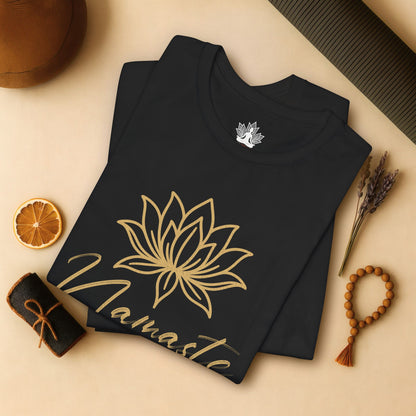 Namaste Lotus Tee – Yoga Minimalist