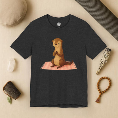 Peaceful Otter – Mindful Lotus Pose Tee