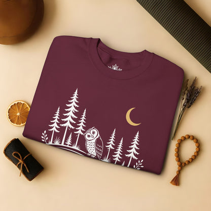 Namaste Forest Owl Sweatshirt