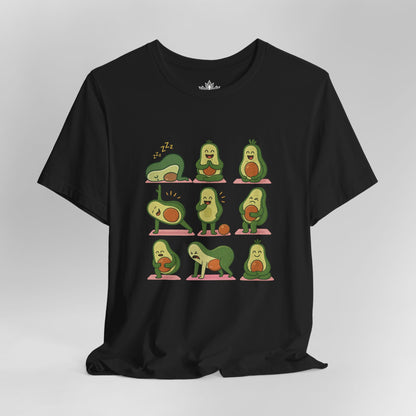 Avocado Yoga Poses - Funny Wellness Men Tee