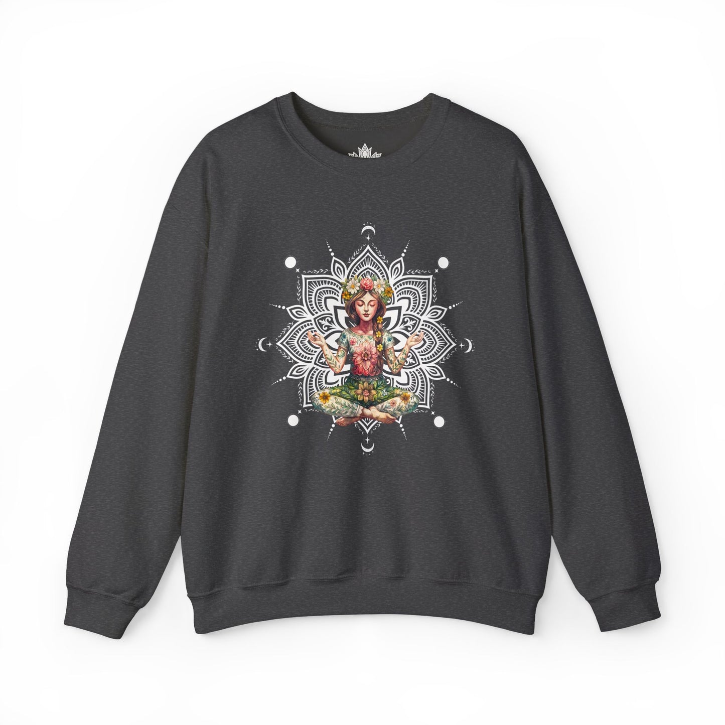 Boho Floral Mandala Sweatshirt