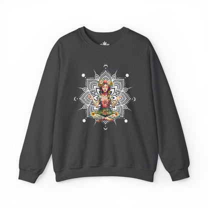 Boho Floral Mandala Sweatshirt