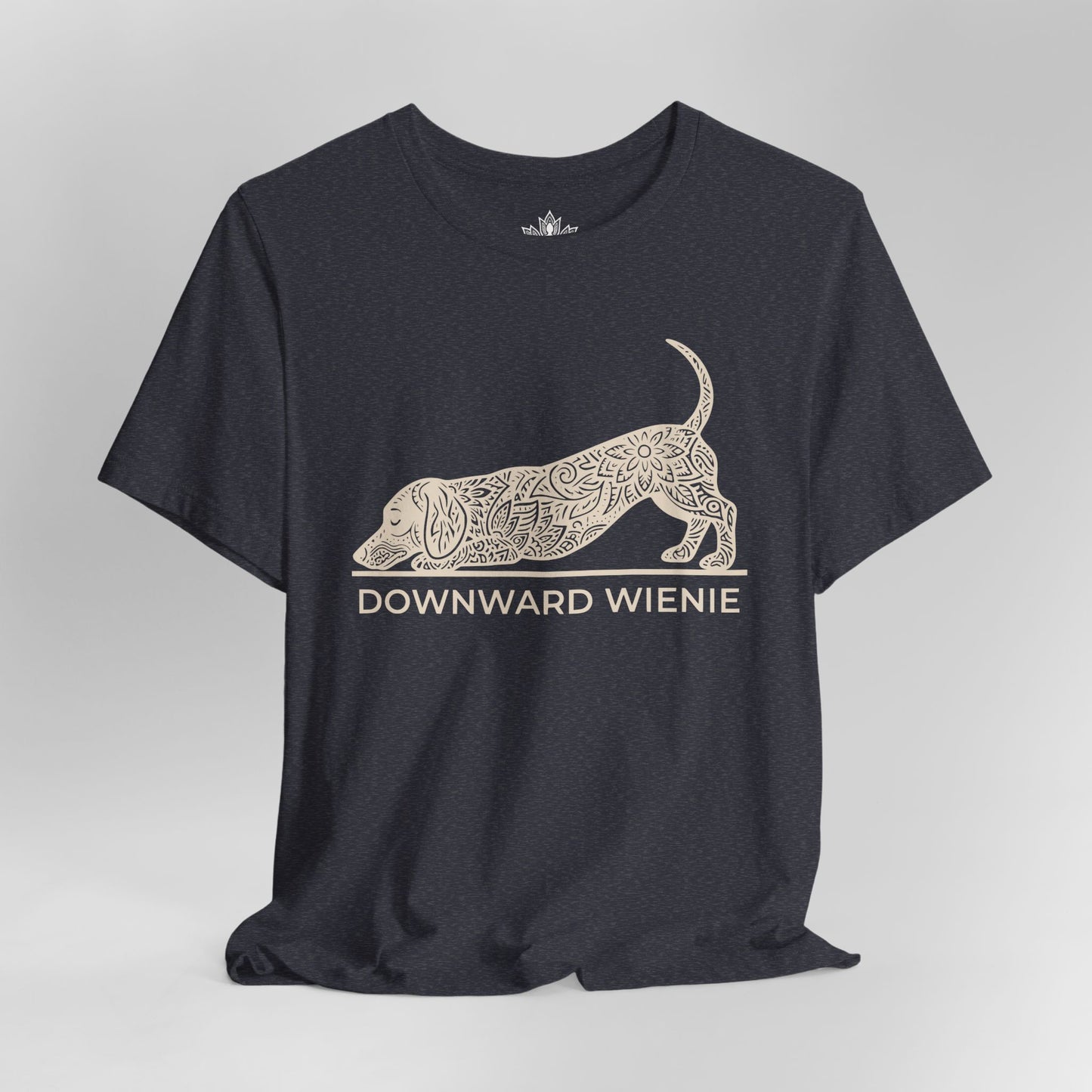 Downward Wienie Dog Pose – Funny Mandala Sausage Dog Tee