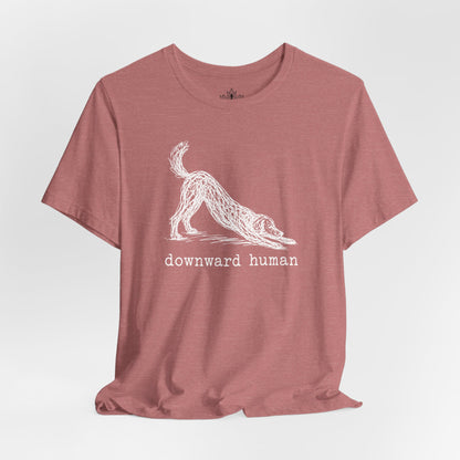 Line Art Downward Human Men Tee