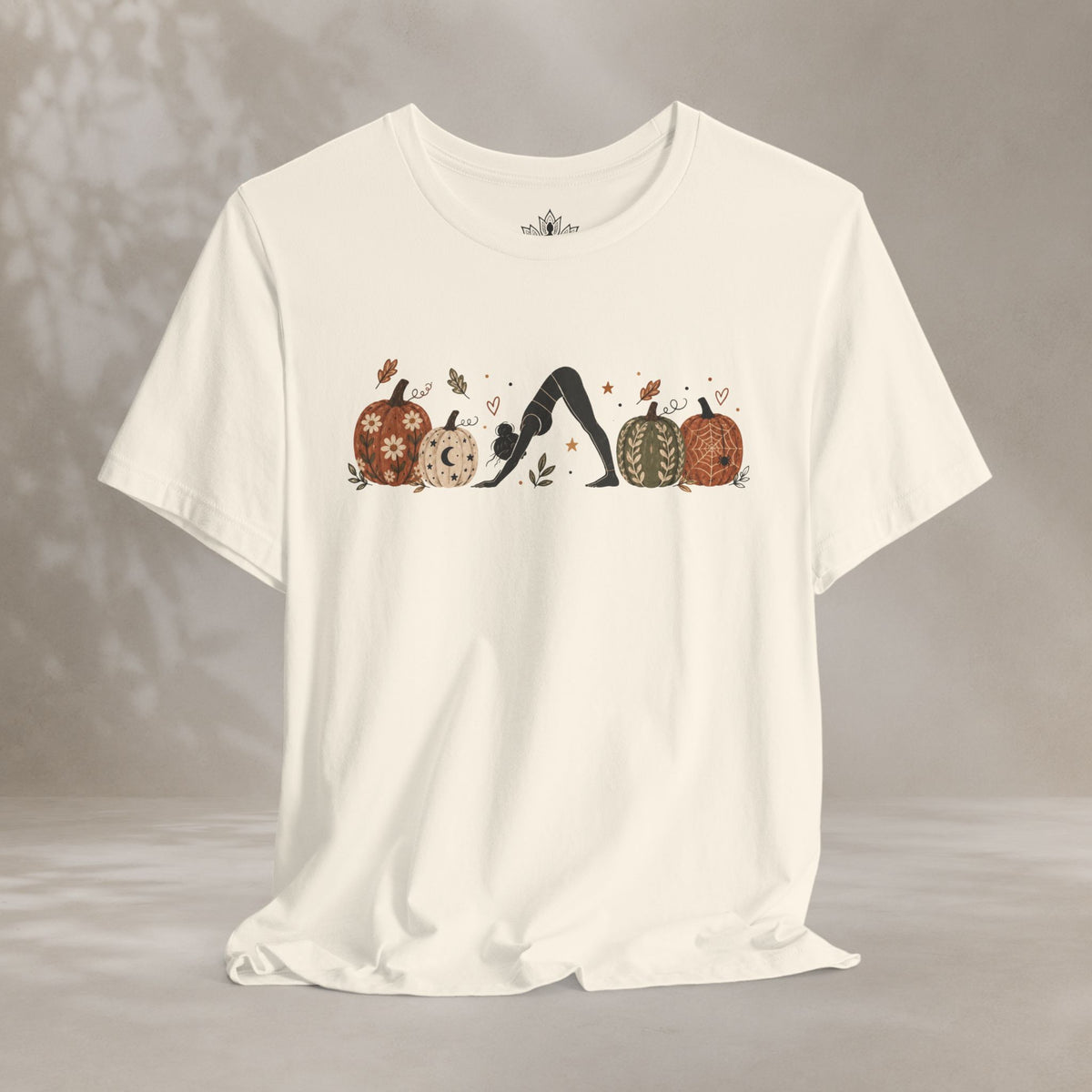Boho Downward Dog Pumpkin Tee