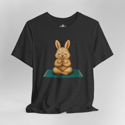 Meditating Bunny – Peaceful Namaste Tee