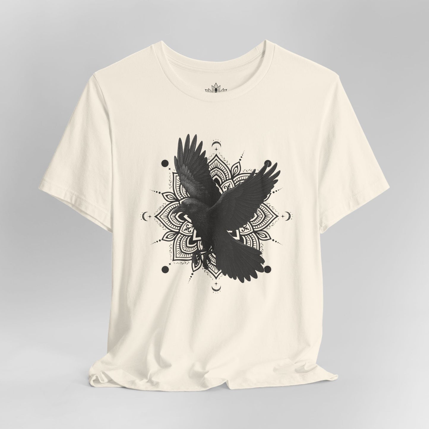 Mystic Raven – Mandala Moon Freedom Men Tee