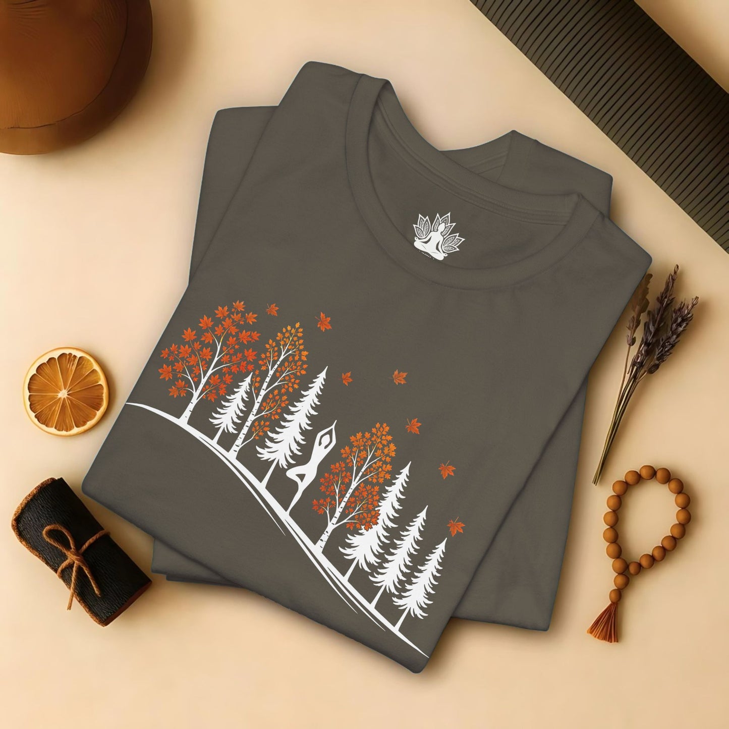 Fall Forest Tree Pose Tee