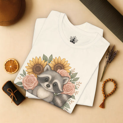 A Savasana Mood – Cute Raccoon Yoga Tee