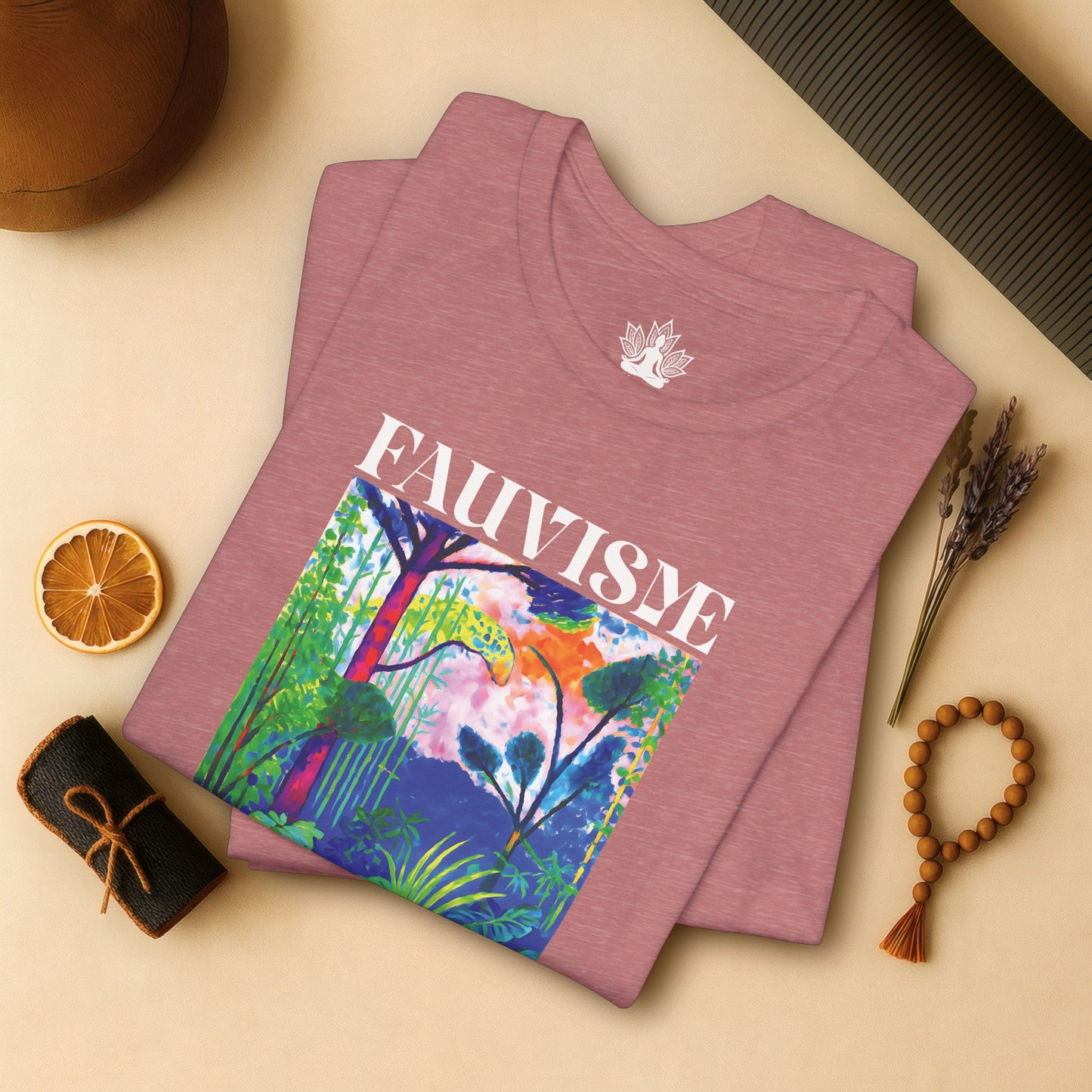 Peace in the Chaos – Fauvisme Lotus Tee